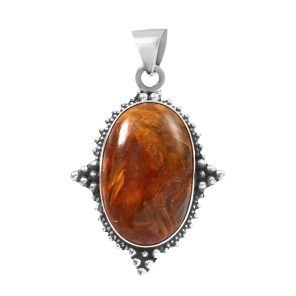 Pietersite 1.5" 925 Sterling Silver Pendant (REXT20-111)