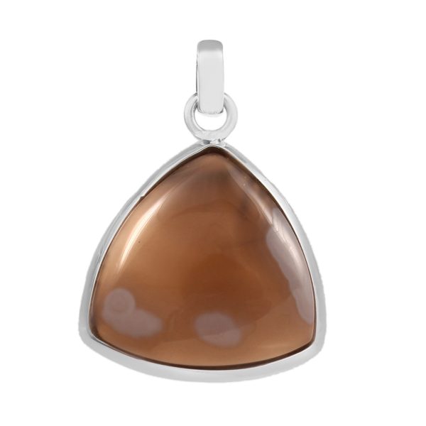 Botswana Lace Agate 1.25" 925 Sterling Silver Pendant (REXT20-117)
