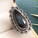 Teal Kyanite Size US 7 925 Sterling Silver Ring (RS56-15)