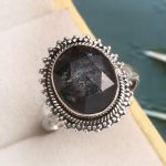 Teal Kyanite Size US 7 925 Sterling Silver Ring (RS56-18)