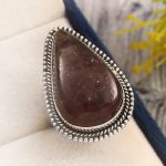 Iolite Sunstone Size US 6 925 Sterling  Silver Ring (REXT44-97)