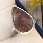Iolite Sunstone Size US 7 925 Sterling Silver Ring (REXT44-141)