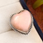 Pink Opal Size US 7 925 Sterling Silver Ring (REXT44-156)