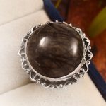 Picasso Jasper Size US 11 925 Sterling Silver Ring (REXT44-168)