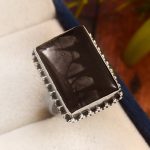 Picasso Jasper Size US 6 925 Sterling Silver Ring (REXT44-165)