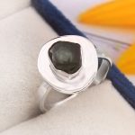Watermelon Tourmaline Size US 5 925 Sterling Silver Ring (REXT24-48)