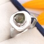 Watermelon Tourmaline Size US 7 925 Sterling Silver Ring (REXT24-54)