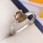 Watermelon Tourmaline Size US 9 925 Sterling Silver Ring (REXT24-122)