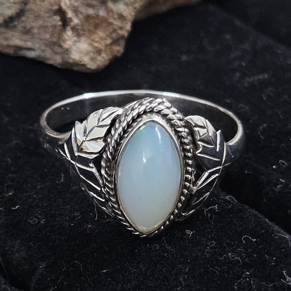 Opal 925 Sterling Silver Ring (REXT78-3)