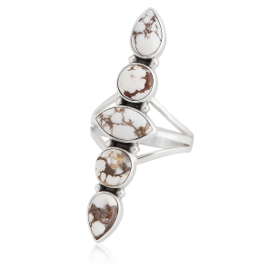 Wild Horse Silver Stacked Ring