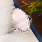 Pink Chalcedony Size US 11 925 Sterling Silver Ring (REXT16-26)