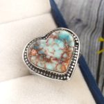 Sea Sediment Jasper Size US 11 925 Sterling Silver Ring (REXT6-22)