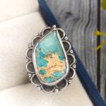 Sea Sediment Jasper Size US 5 925 Sterling Silver Ring (REXT6-6)