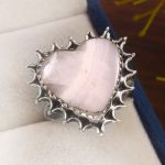 Pink Chalcedony Size US 12 925 Sterling Silver Ring (REXT16-59)