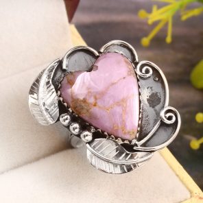Phosphosiderite Size US 9 925 Sterling Silver Ring (REXT36-125)