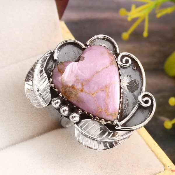 Phosphosiderite Size US 9 925 Sterling Silver Ring (REXT36-125)