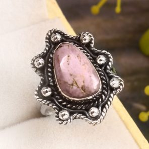 Phosphosiderite Size US 6 925 Sterling Silver Ring (REXT36-81)