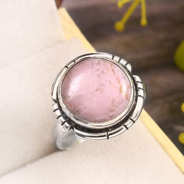 Phosphosiderite Size US 8 925 Sterling Silver Ring (REXT36-113)