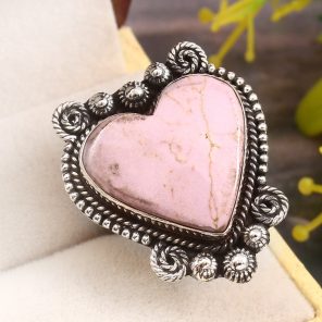 Phosphosiderite Size US 7 925 Sterling Silver Ring (REXT36-98)