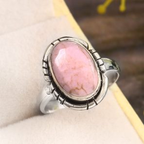 Phosphosiderite Size US 7 925 Sterling Silver Ring (REXT36-100)