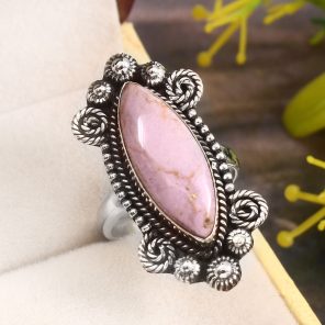 Phosphosiderite Size US 7 925 Sterling Silver Ring (REXT36-101)