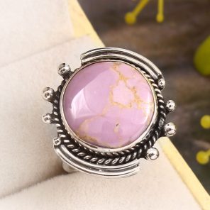 Phosphosiderite Size US 7 925 Sterling Silver Ring (REXT36-102)