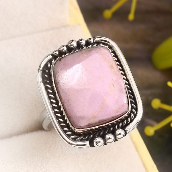 Phosphosiderite Size US 8 925 Sterling Silver Ring (REXT36-120)