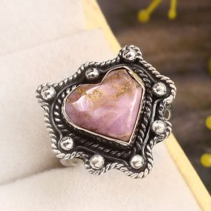 Phosphosiderite Size US 7 925 Sterling Silver Ring (REXT36-104)