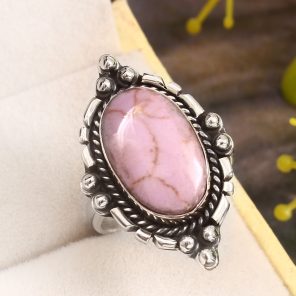 Phosphosiderite Size US 7 925 Sterling Silver Ring (REXT36-106)