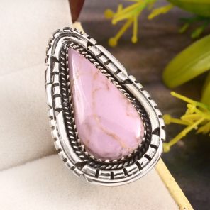 Phosphosiderite Size US 7 925 Sterling Silver Ring (REXT36-108)