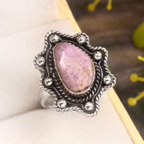 Phosphosiderite Size US 7 925 Sterling Silver Ring (REXT36-109)