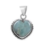 Larimar 1" 925 Sterling Silver Pendant (RS30-240)