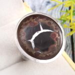 Septarian Size US 11 925 Sterling Silver Ring (RS54-356)