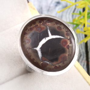 Septarian Size US 11 925 Sterling Silver Ring (RS54-356)
