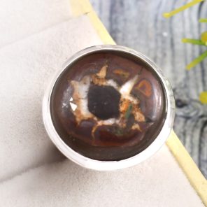 Septarian Size US 5 925 Sterling Silver Ring (RS54-323)