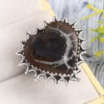 Septarian Size US 11 925 Sterling Silver Ring (RS54-302)