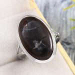 Septarian Size US 9 925 Sterling Silver Ring (RS54-345)