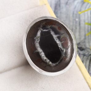 Septarian Size US 6 925 Sterling Silver Ring (RS54-327)