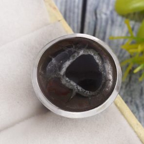 Septarian Size US 7 925 Sterling Silver Ring (RS54-333)