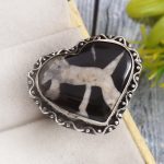 Septarian Size US 10 925 Sterling Silver Ring (RS54-296)