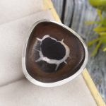 Septarian Size US 9 925 Sterling Silver Ring (RS54-346)