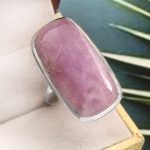 Kunzite Size US 12 925 Sterling Silver Ring (REXT61-103)