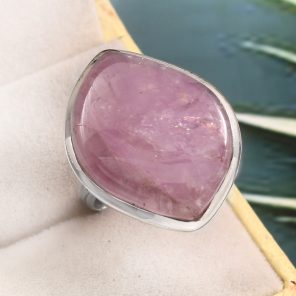 Kunzite Size US 11 925 Sterling Silver Ring (REXT61-100)