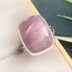 Kunzite Size US 6 925 Sterling Silver Ring (REXT61-93)