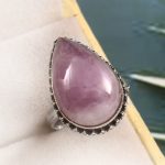 Kunzite Size US 6 925 Sterling Silver Ring (REXT61-48)