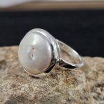 Freshwater Pearl 925 Sterling Silver Ring (REXT45-10)