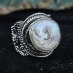 Freshwater Pearl 925 Sterling Silver Ring (REXT45-7)