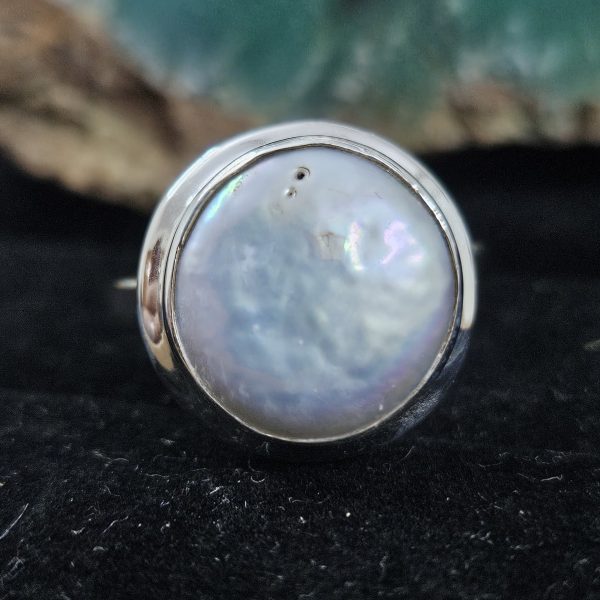 Freshwater Pearl 925 Sterling Silver Ring (REXT45-8)