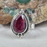 Ruby 925 Sterling Silver Ring (REXT32-53)
