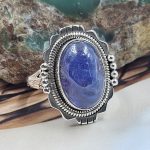 Tanzanite 925 Sterling Silver Ring (REXT39-7)
